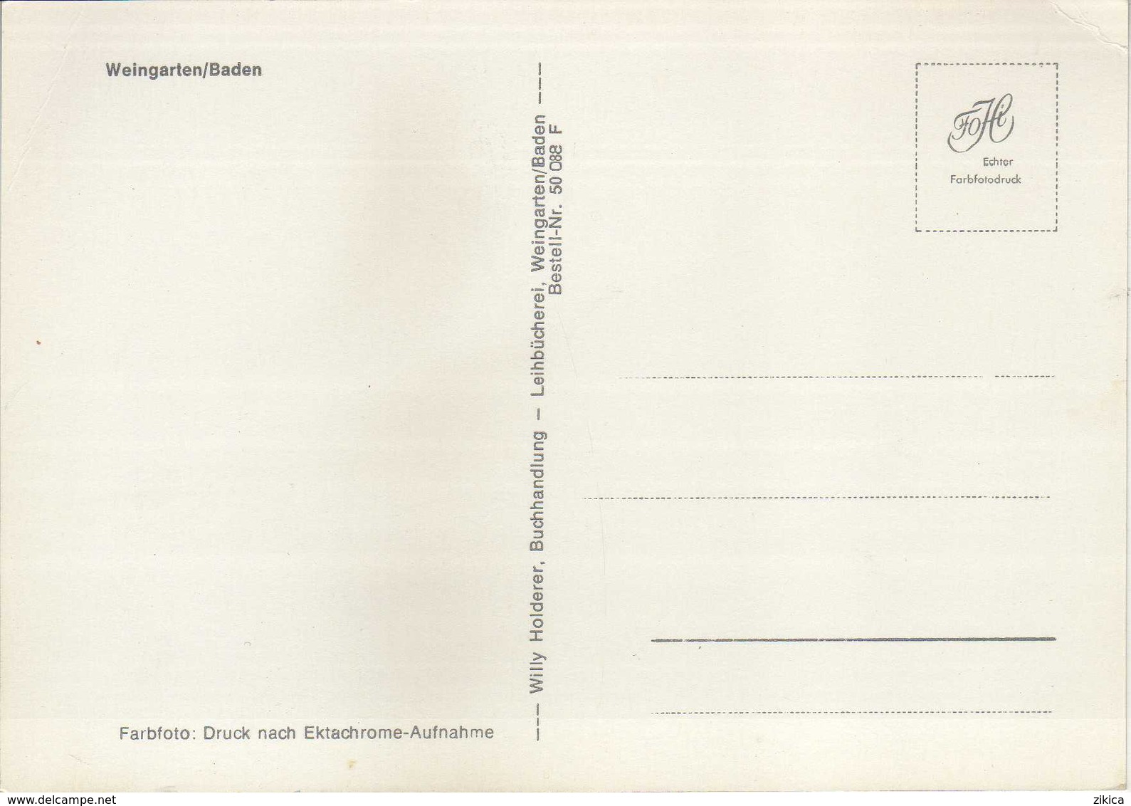 Germany > Baden-Wurttemberg - Weingarten (Baden) - Autres & Non Classés