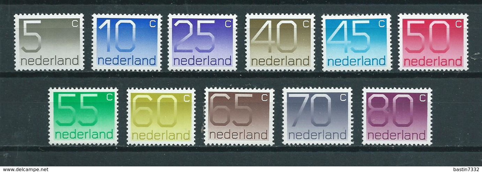 1976 Netherlands Complete Set Crouwel MNH/Postfris/Neuf Sans Charniere - Ongebruikt