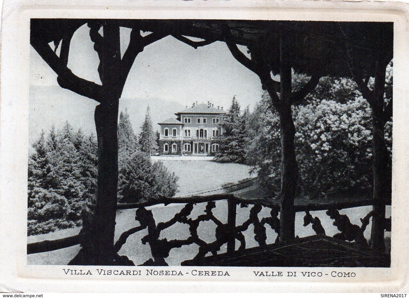 VALLE DI VICO - VILLA VISCARDI NOSEDA CEREDA - COMO - VIAGGIATA - Como