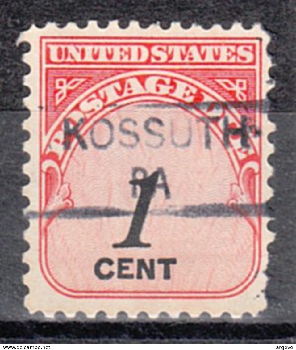 USA Precancel Vorausentwertung Preo, Locals Pennsylvania, Kossuth 835,5 - Precancels