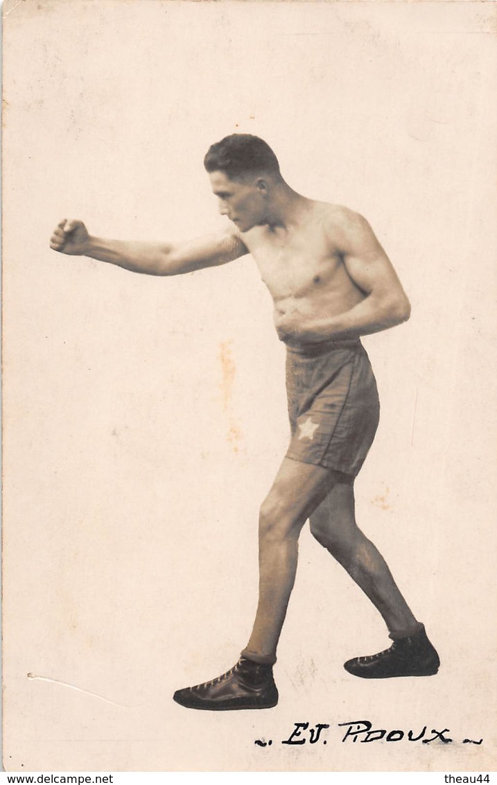 ¤¤  -  Carte-Photo Du Boxeur " Ev. PIDOUX "   -  Boxe , Sport -  ¤¤ - Boxe