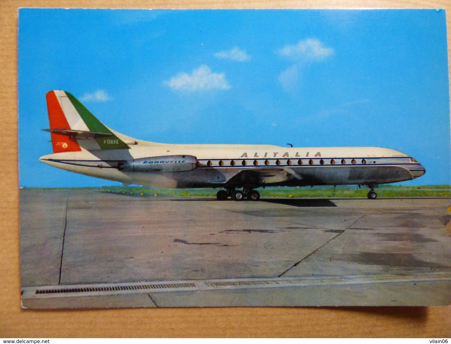 AIRLINE ISSUE / CARTE COMPAGNIE  / CARAVELLE ALITALIA   Version Tcheque - 1946-....: Moderne