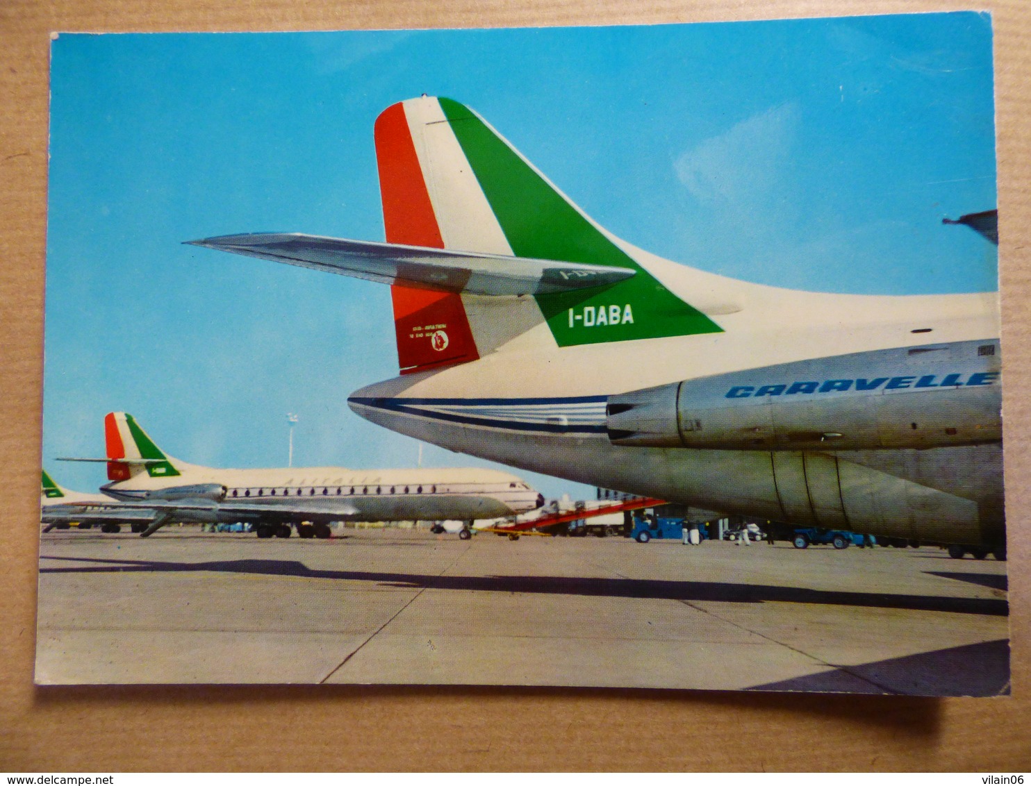 AIRLINE ISSUE / CARTE COMPAGNIE  / CARAVELLE ALITALIA - 1946-....: Moderne