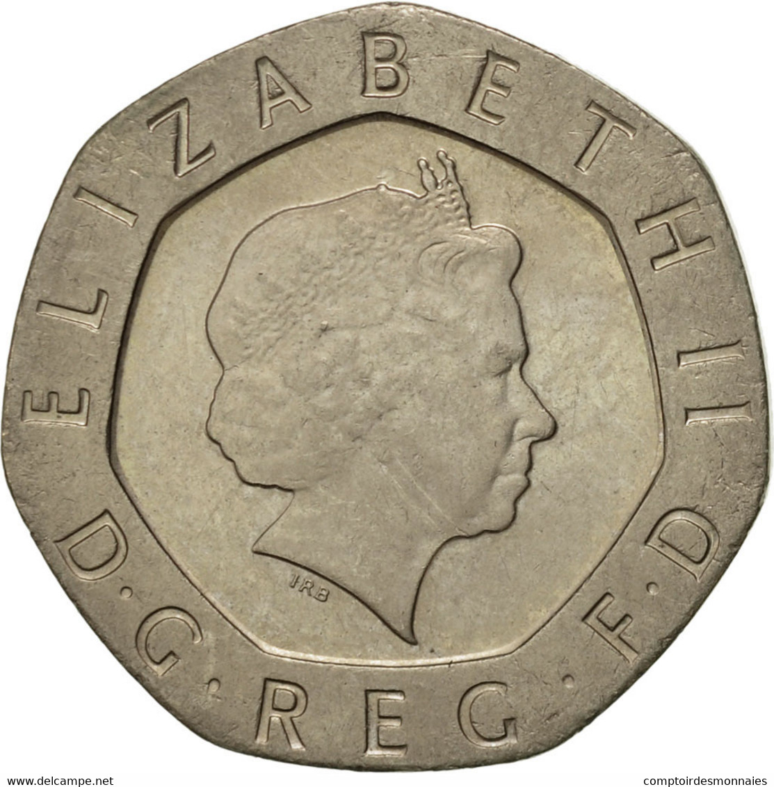 Monnaie, Grande-Bretagne, Elizabeth II, 20 Pence, 2001, TTB+, Copper-nickel - 20 Pence