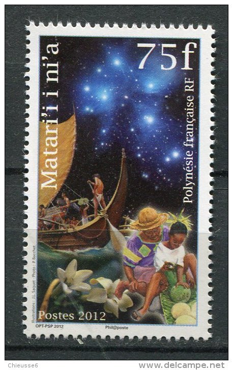 Polynésie ** N° 1011 - Légende Polynésienne - Unused Stamps
