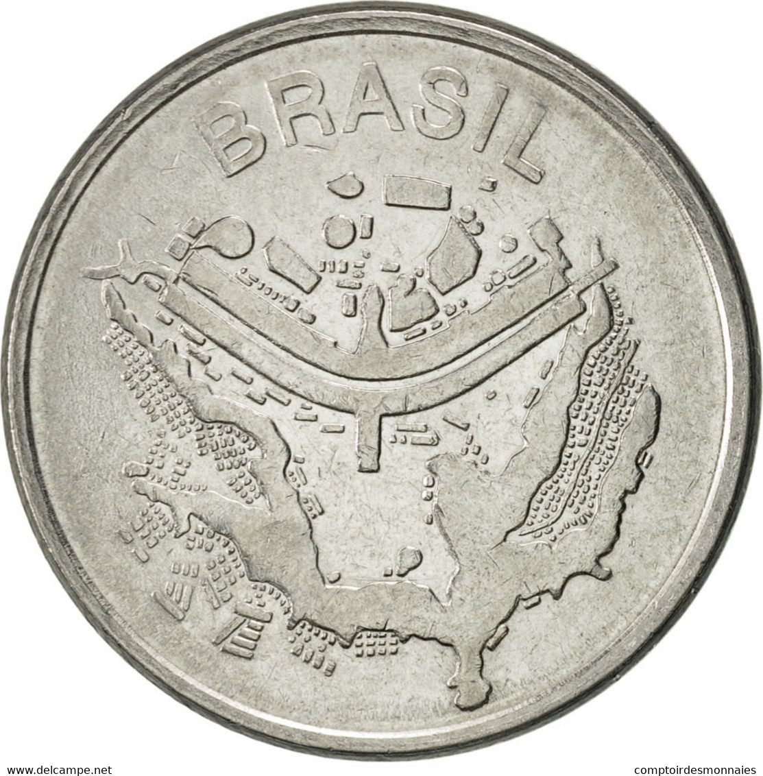 Monnaie, Brésil, 50 Cruzeiros, 1982, SUP, Stainless Steel, KM:594.1 - Brésil