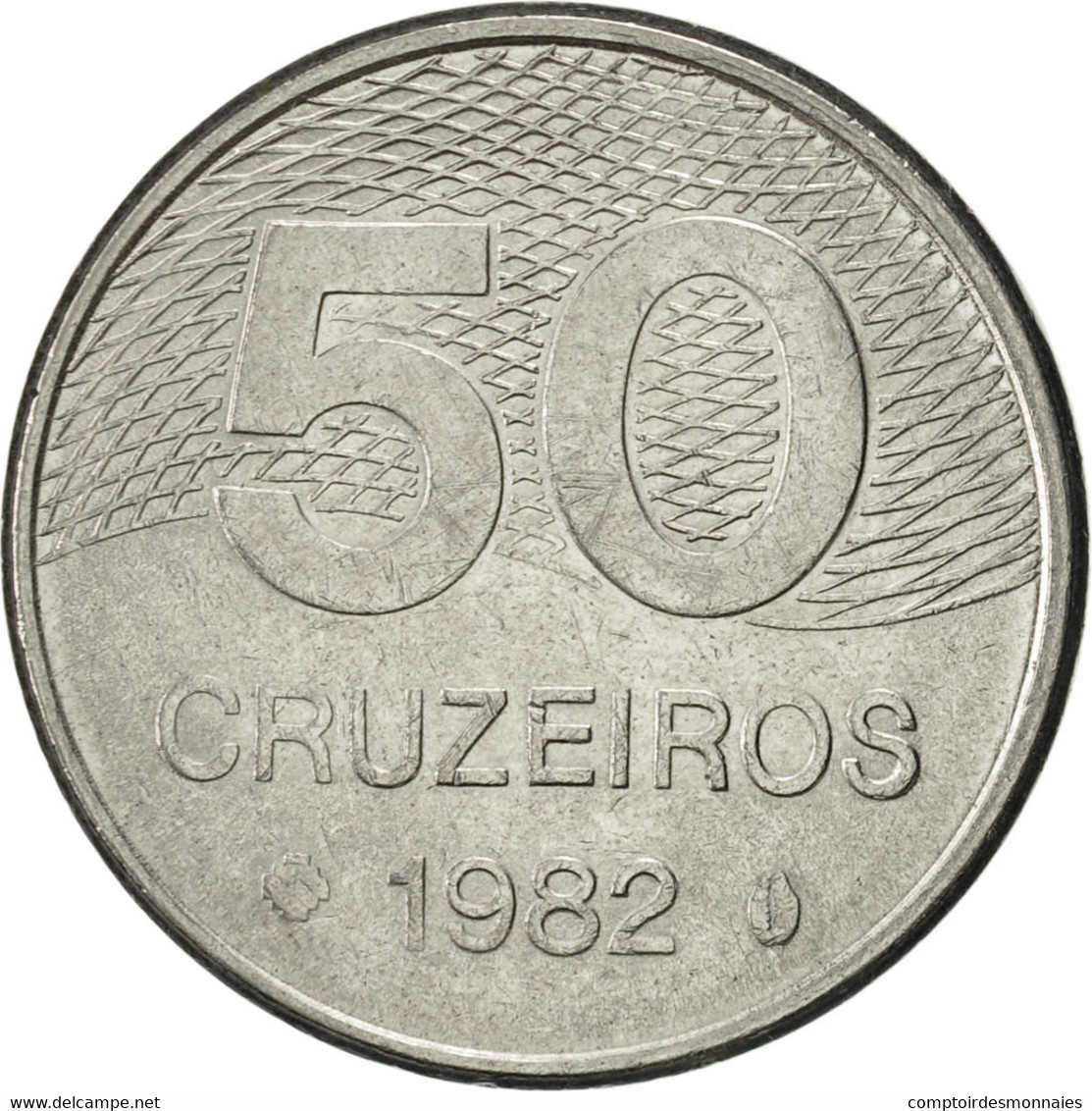 Monnaie, Brésil, 50 Cruzeiros, 1982, SUP, Stainless Steel, KM:594.1 - Brésil