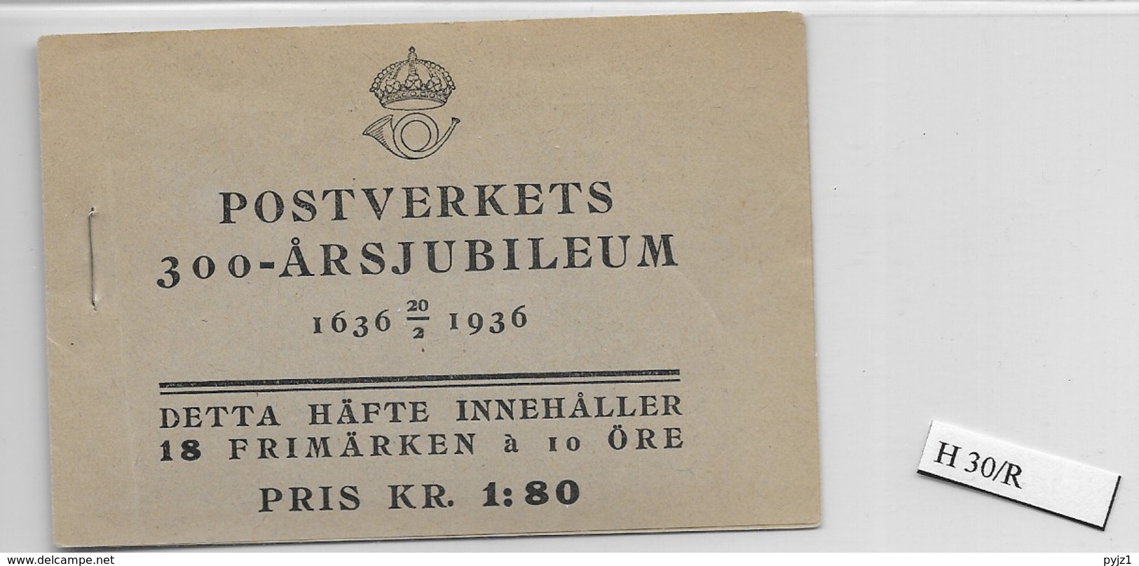 1936 MNH Booklet Mi 228  Sweden, Postfris - 1904-50