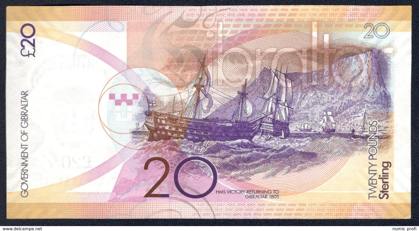 Gibraltar - 20 Pounds 2011 - P37 - Gibilterra