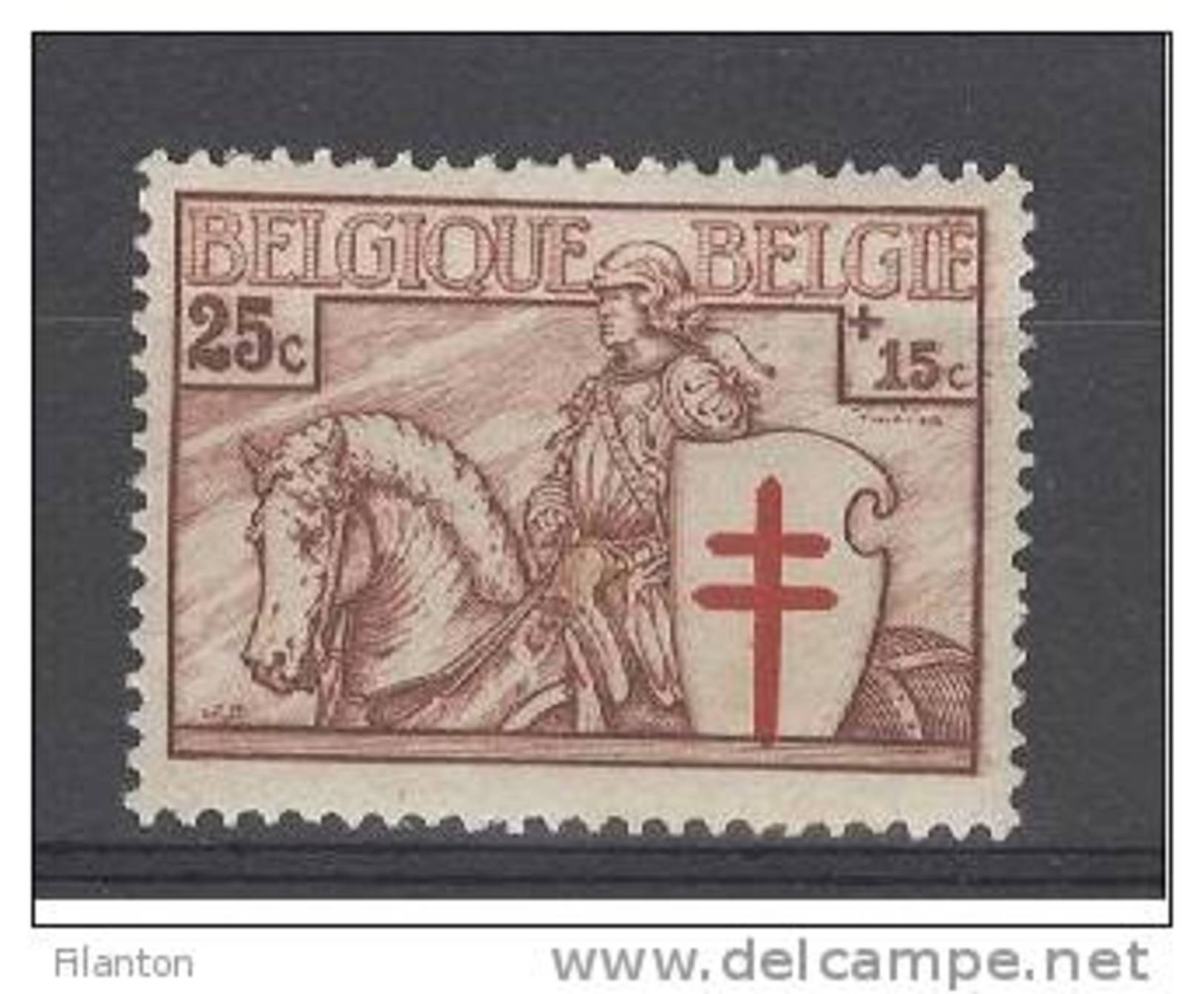 BELGIE - OBP Nr 395 - Ridder/Chevalier - MH*  -  Cote 3,80 &euro; - Unused Stamps