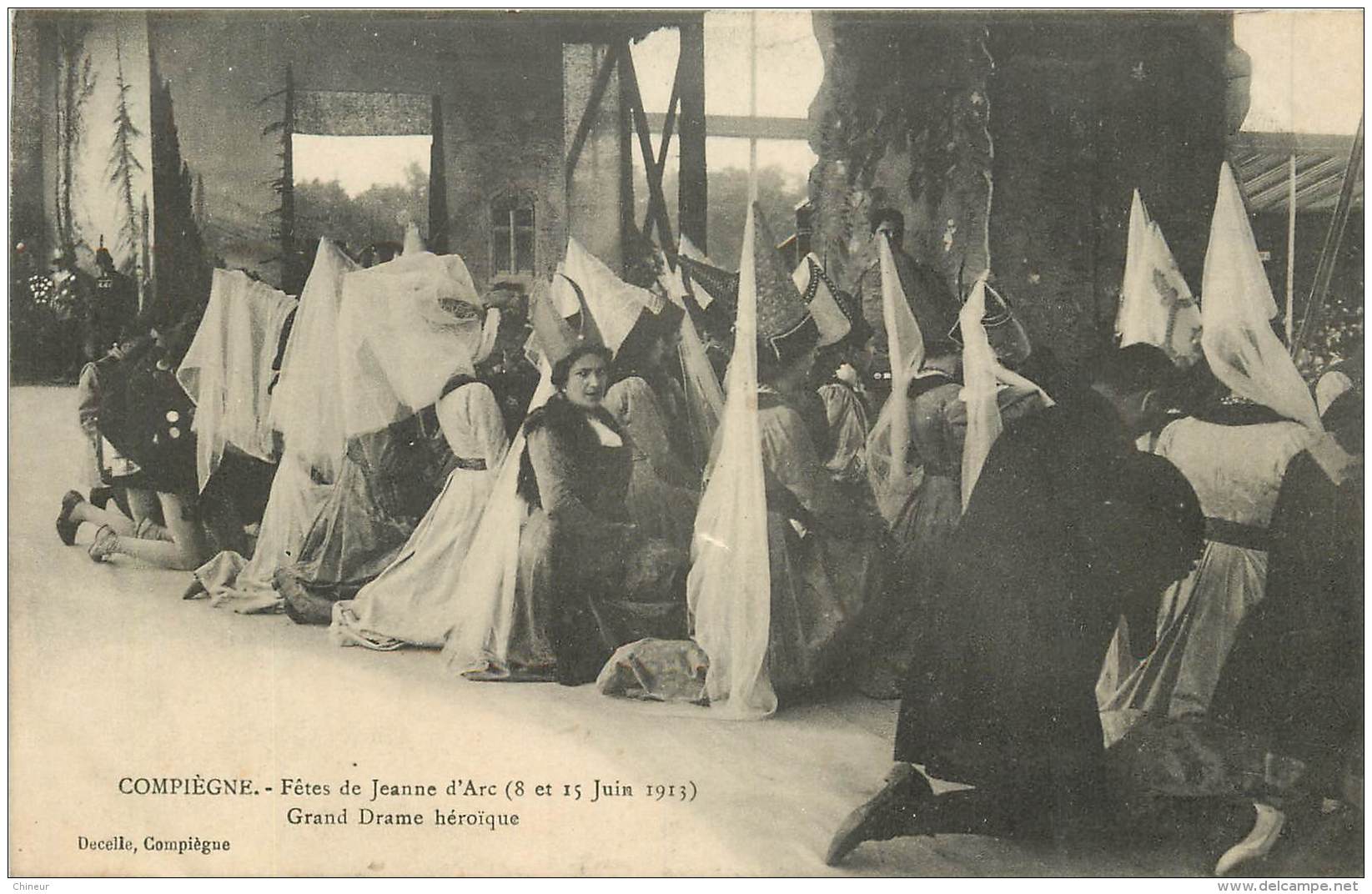 COMPIEGNE FETES DE JEANNE D'ARC 8 ET 15 JUIN 1913 GRAND DRAME HEROÏQUE - Compiegne
