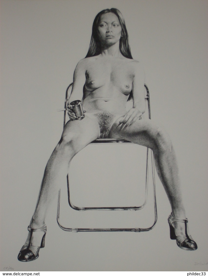 12 LITHOGRAPHIES Originales " EMMANUELLE " De 1980 - Lithographies