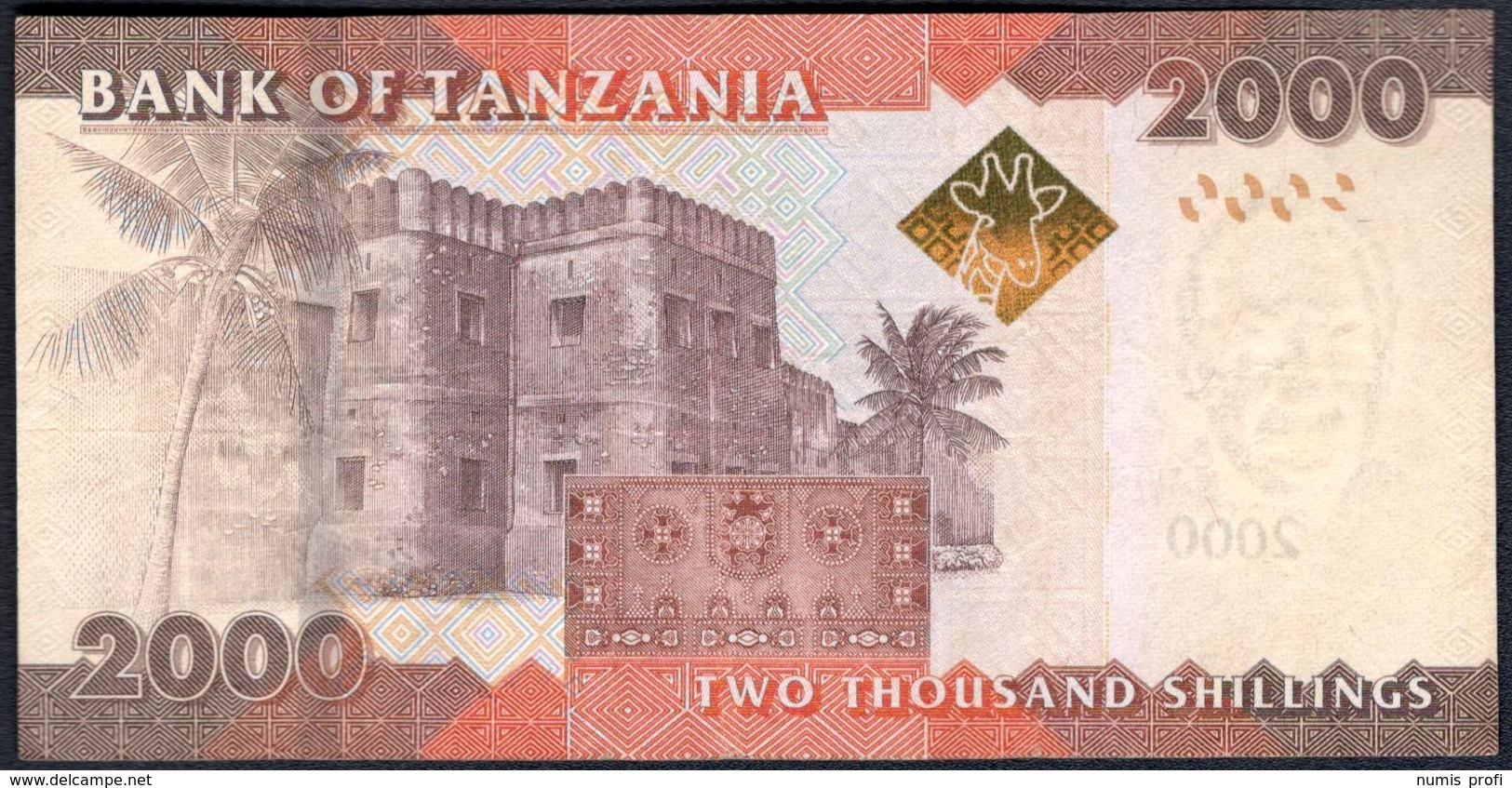 Tanzania - 2000 Shilingi 2015 - P42b - Tanzania