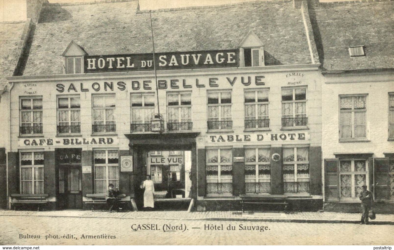 MONT-CASSEL - Hôtel Du Sauvage - Des Salons De Belle-vue On Admire Un Très Beau Panorama (animée) - Cassel