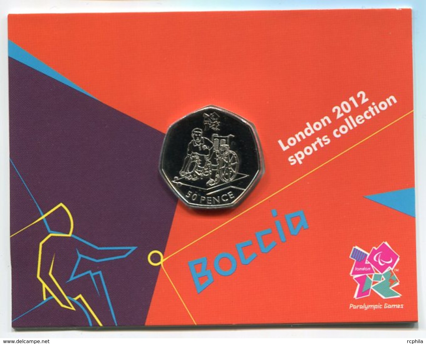 RC 8621 GB 50 PENCE LONDON 2012 SPORTS COLLECTIONS BOCCIA - 50 Pence
