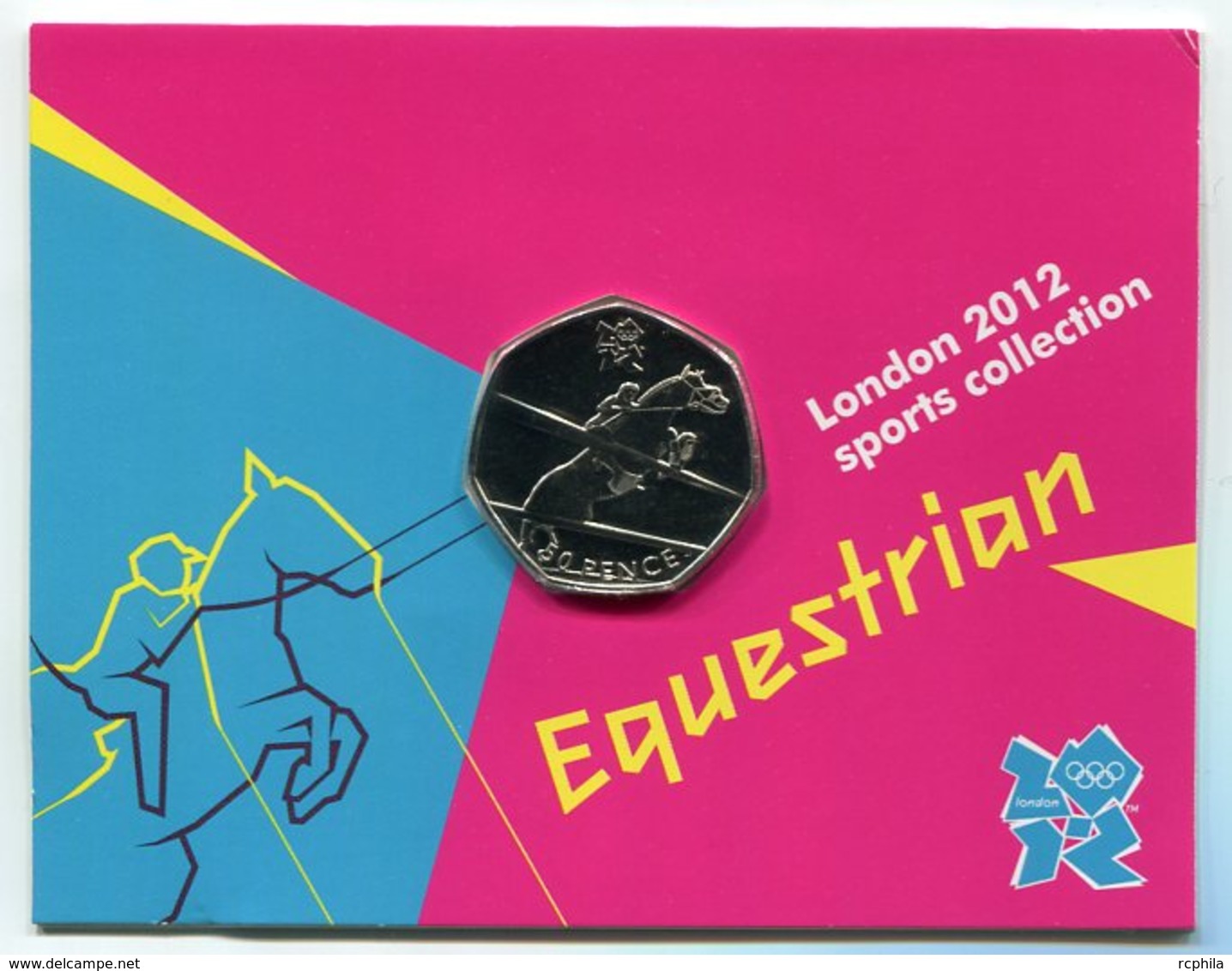 RC 8625 GB 50 PENCE LONDON 2012 SPORTS COLLECTIONS EQUESTRIAN - 50 Pence