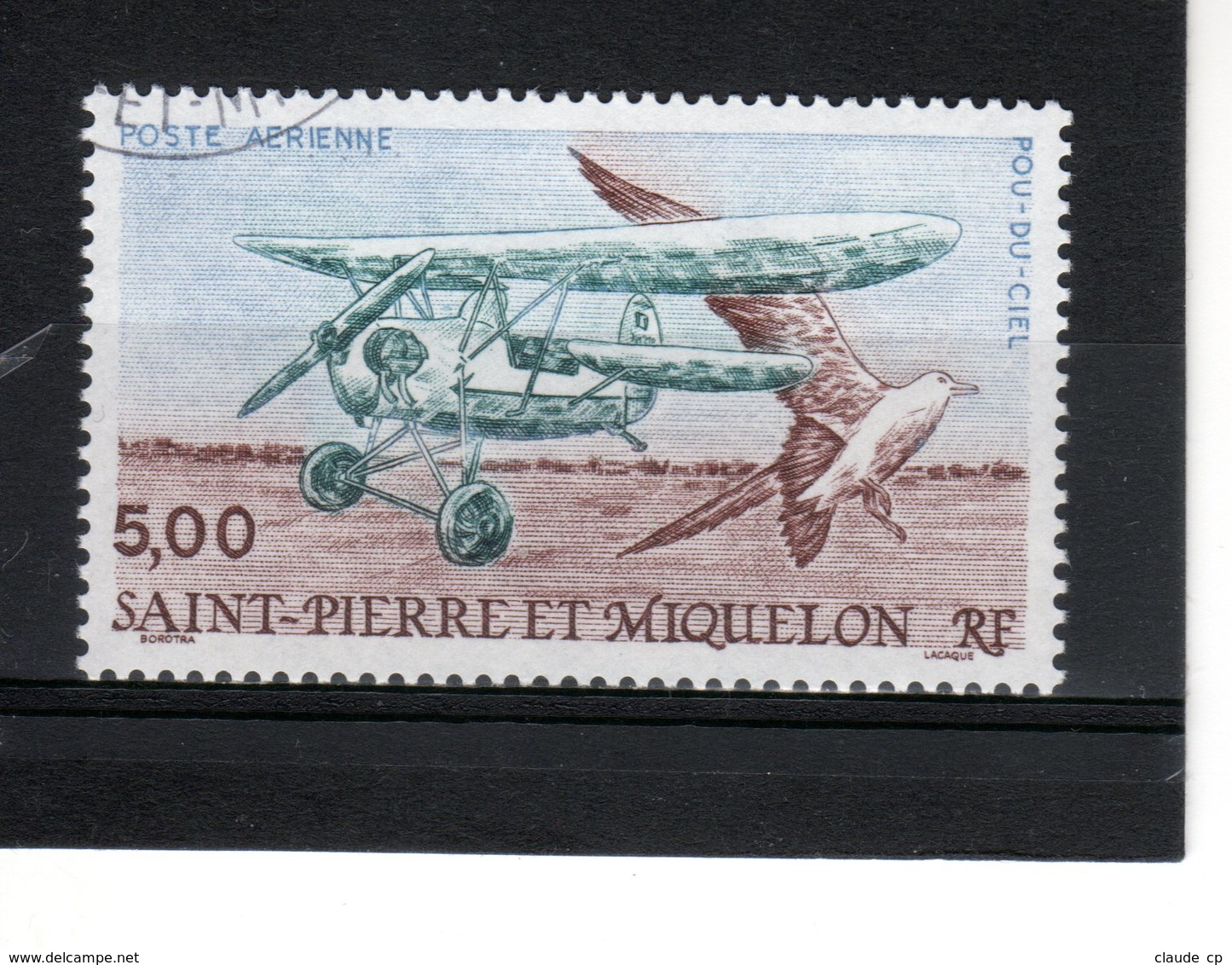 St Pierre & Miquelon--N° PA 69-- Le Pou-du-ciel - Used Stamps