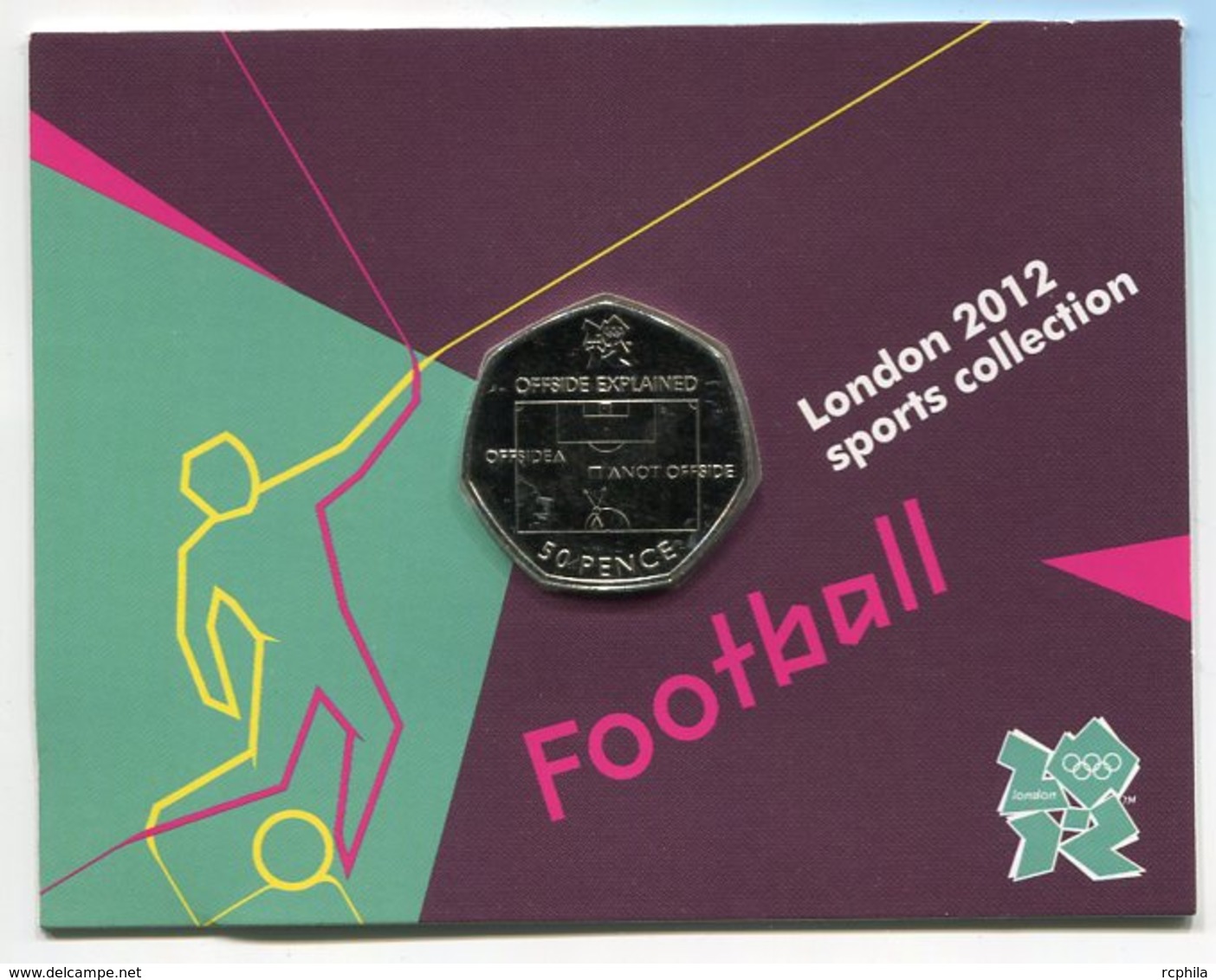 RC 8627 GB 50 PENCE LONDON 2012 SPORTS COLLECTIONS FOOTBALL - 50 Pence