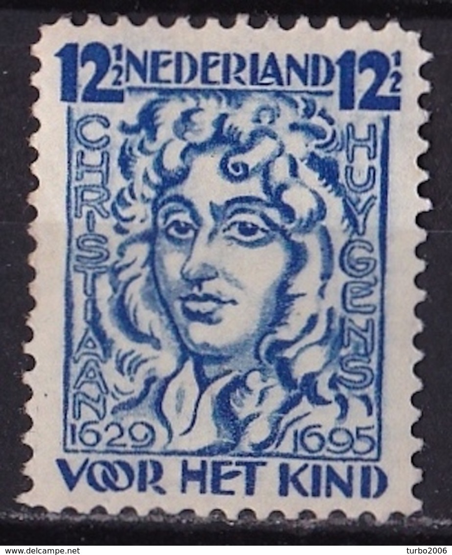 1928 Kinderzegels Hoogste Waarde 12½ + 3½ Cent Blauw Lijntanding 12 NVPH 223 A Postfris - Ongebruikt