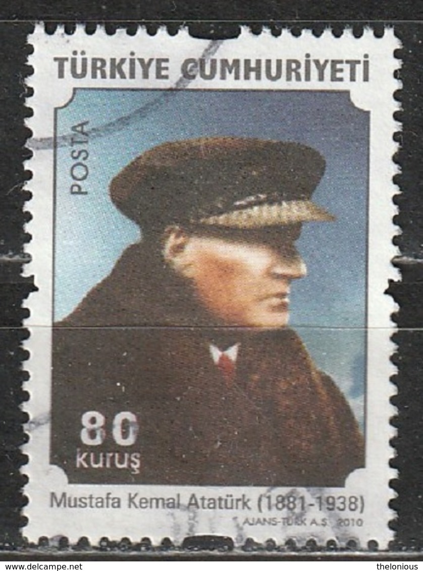 # Turchia 2010 - K. Ataturk - Used Stamps