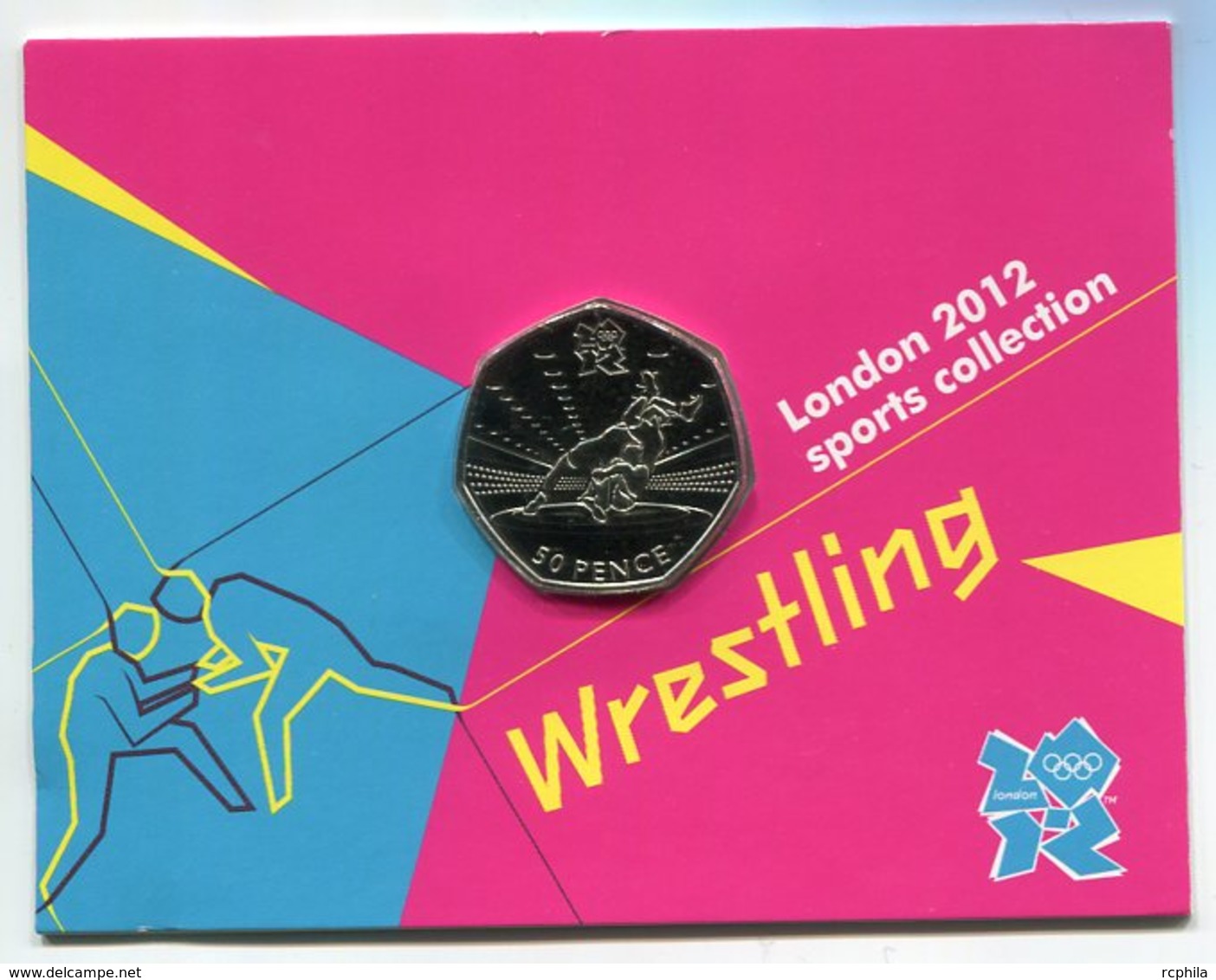 RC 8642 GB 50 PENCE LONDON 2012 SPORTS COLLECTIONS WRESTLING - 50 Pence