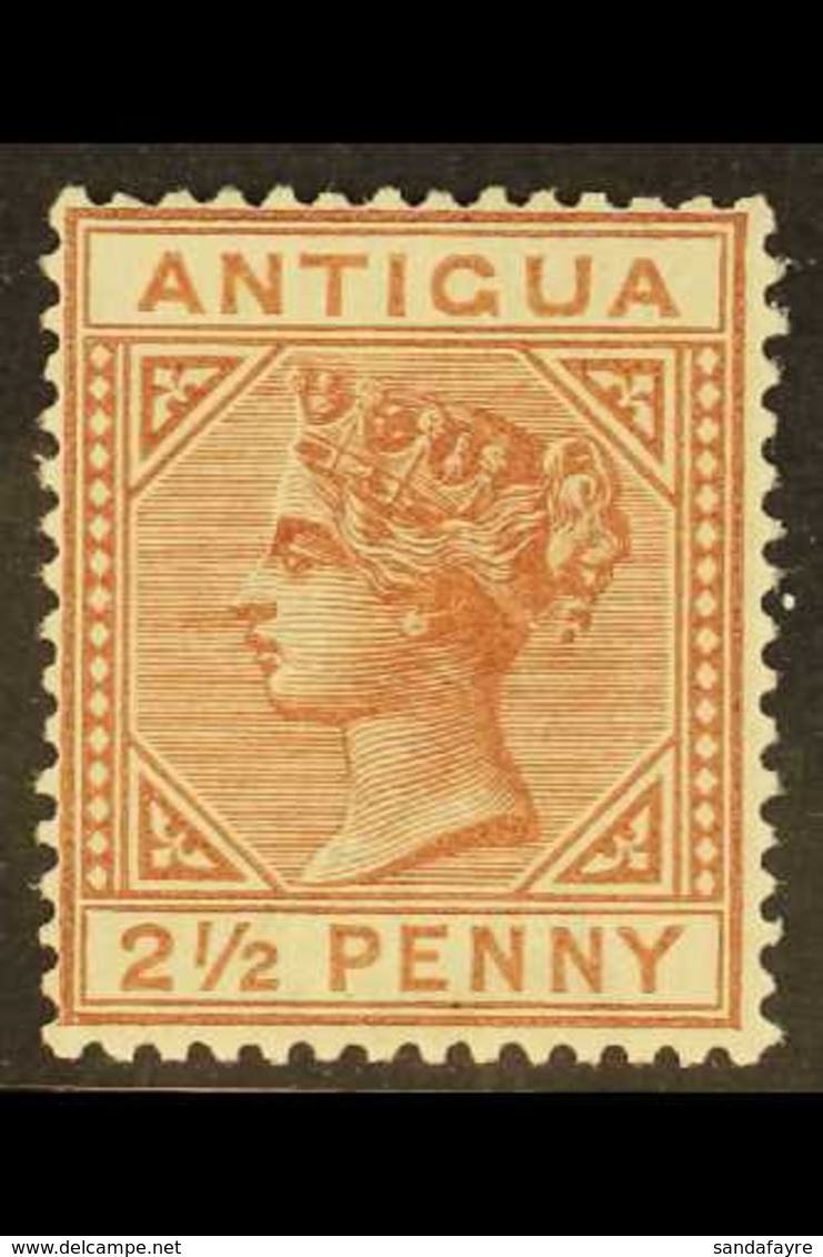 1882  2½d Red Brown, Watermark Crown CA, SG 22, Very Fine Mint. For More Images, Please Visit Http://www.sandafayre.com/ - Sonstige & Ohne Zuordnung