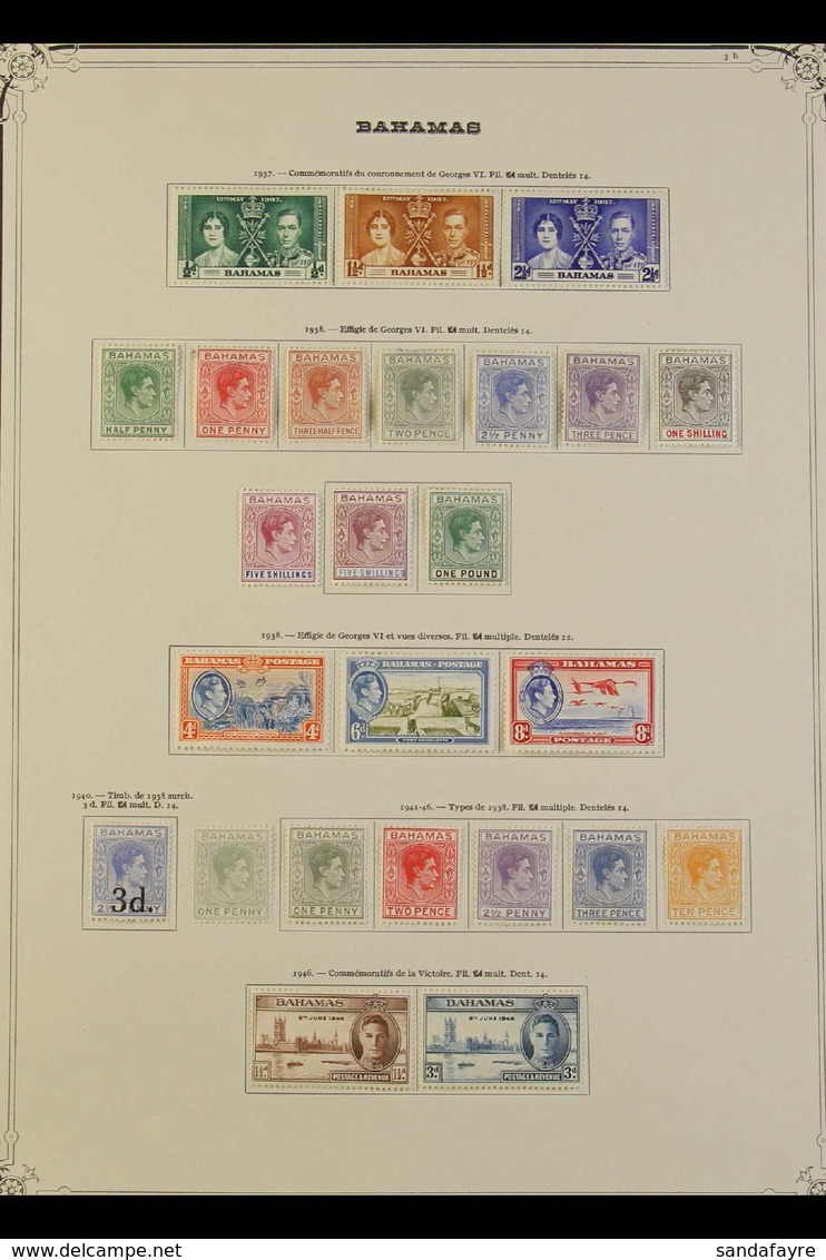 1937-52 KGVI VERY FINE MINT COLLECTION  Displayed On Continental Printed Pages, With 1938-52 Set With Some Shades To 5s, - Sonstige & Ohne Zuordnung