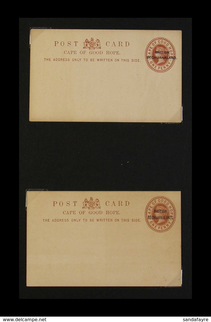 POSTAL STATIONERY  POSTAL CARDS 1886-1890 Fine Unused Collection, Includes 1886 1d Types 1, 2 & 3, 1888 ½d (rated R) & 1 - Sonstige & Ohne Zuordnung