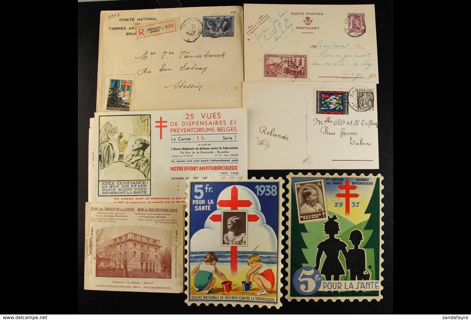 CINDERELLAS - ANTI-TB  1920's To 1940's Delightful Collection Of Stamps And Covers. Good Range Of Stamps Including 1937  - Sonstige & Ohne Zuordnung