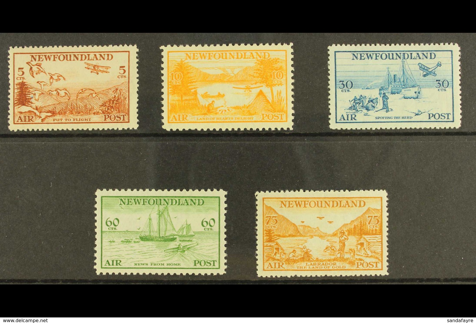1933  Tourist Publicity Set Complete, SG 230/4, Fine And Fresh Mint. (5 Stamps) For More Images, Please Visit Http://www - Sonstige & Ohne Zuordnung