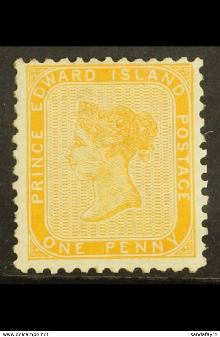 1862-69  1d Yellow Orange, Perf Compound 11-11¼ And 11½-12, SG 21, Fine Mint With OG. For More Images, Please Visit Http - Sonstige & Ohne Zuordnung