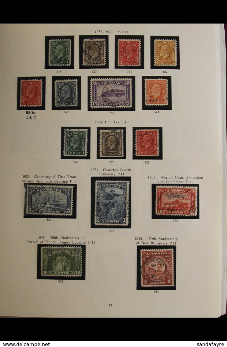 1897-1996 FINE USED COLLECTION IN A PRINTED ALBUM  Largely All Different. With QV To 20c; KEVII Including 1908 Quebec Te - Sonstige & Ohne Zuordnung