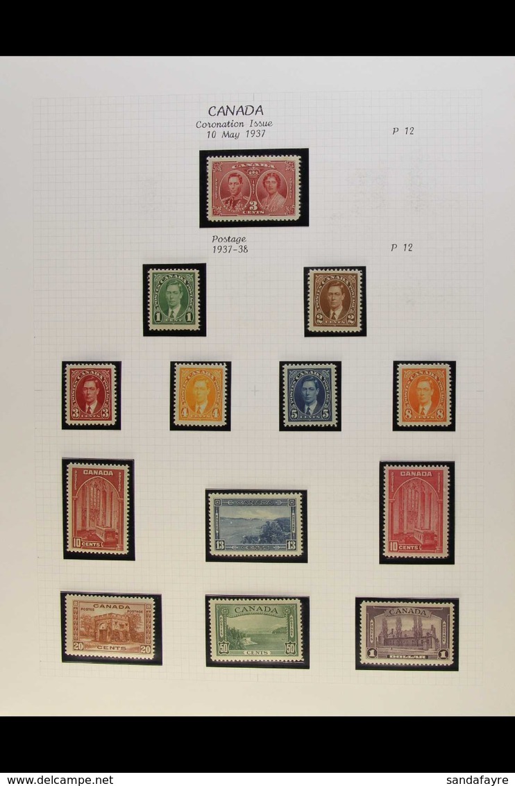 1937-52 KGVI FINE MINT COLLECTION  Almost Complete For KGVI Period Issues Incl. Definitives, Commemoratives, Coil Stamps - Sonstige & Ohne Zuordnung