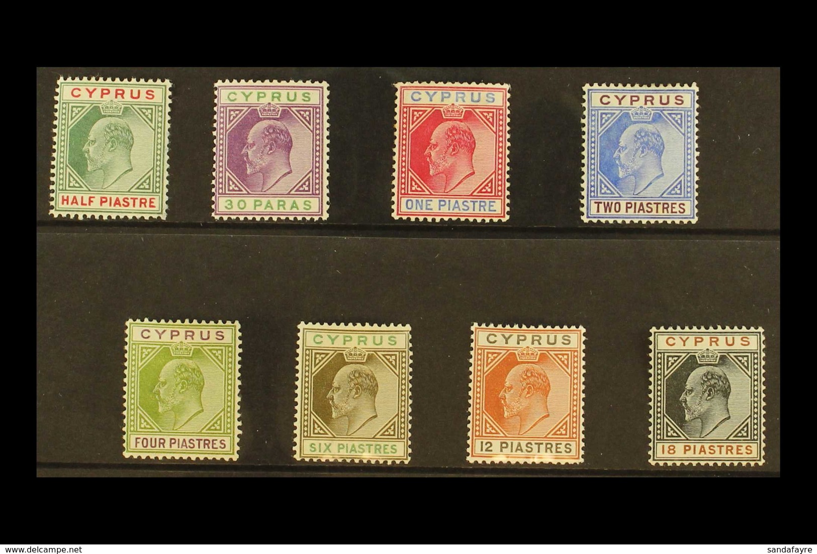 1894  Ed VII Set To 18pi Complete, SG 40/48, Very Fine Mint (½p Gum Thin). (8 Stamps) For More Images, Please Visit Http - Sonstige & Ohne Zuordnung
