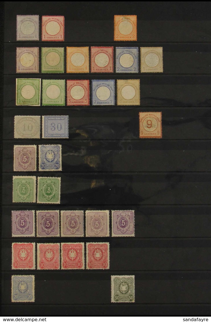 1872-1918 MINT COLLECTION  Including Ranges Of Different Shades, Neatly Displayed On Pages From A Stock Book, Includes T - Sonstige & Ohne Zuordnung