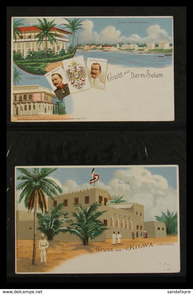 GERMAN EAST AFRICA  Collection Of Very Fine Unused POSTAL STATIONERY Postal Cards, A Good Array Of Different Types Inclu - Sonstige & Ohne Zuordnung