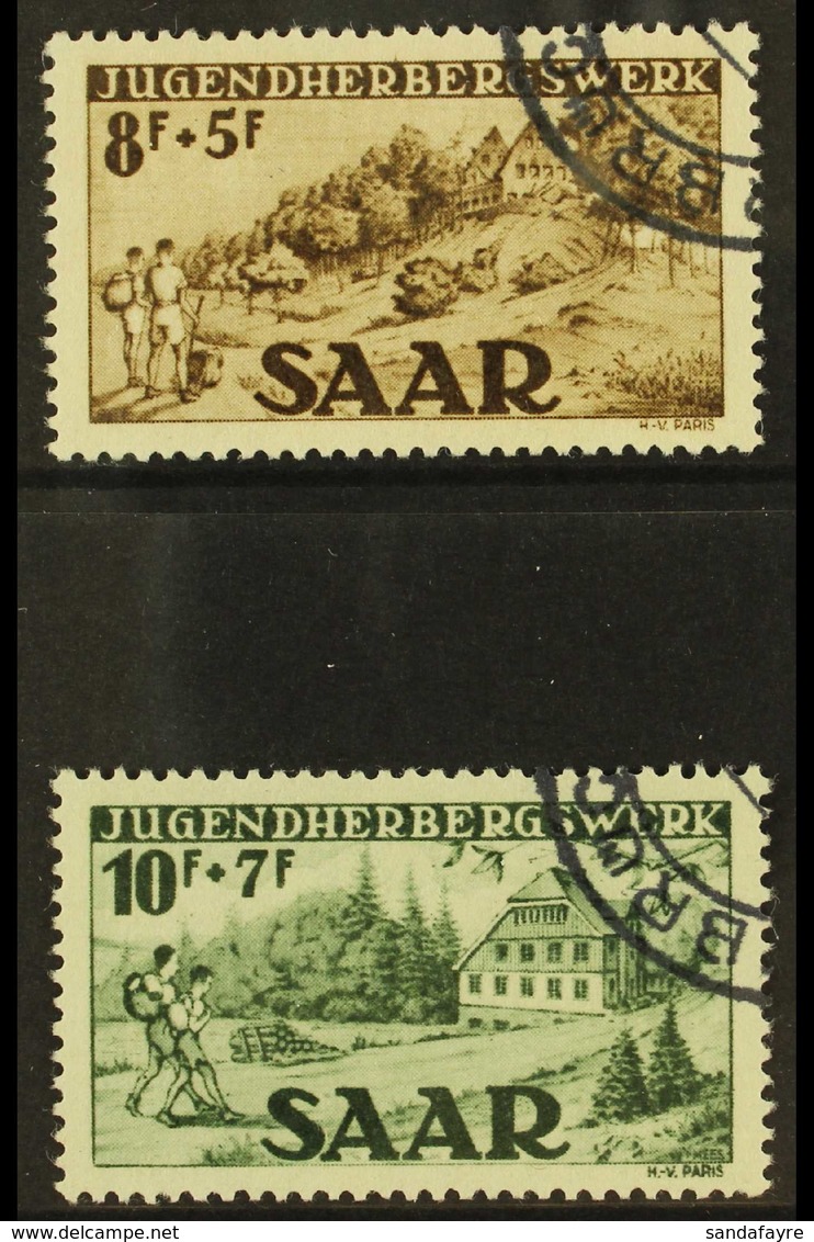1949  Youth Hostels Fund Set (SG 259/60, Mi 262/63) Very Fine Used. (2 Stamps) For More Images, Please Visit Http://www. - Altri & Non Classificati