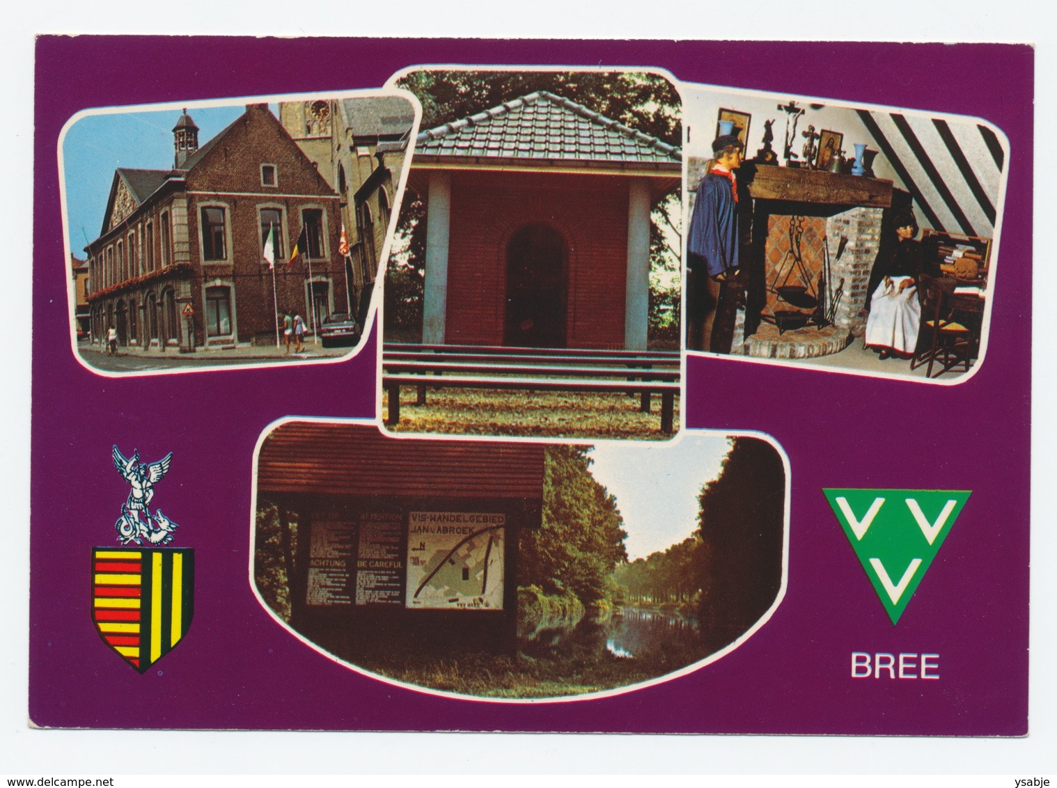 Bree - St Michielskerk, Jan Van Abroek, Banneux - VVV - Bree