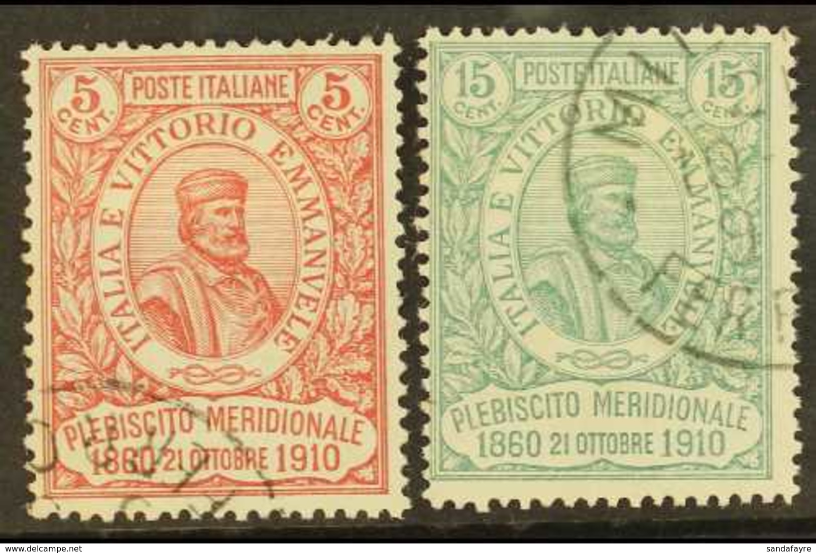 1910  National Plebiscite Of Southern States Set, SG 83/84, Fine Cds Used. (2) For More Images, Please Visit Http://www. - Ohne Zuordnung