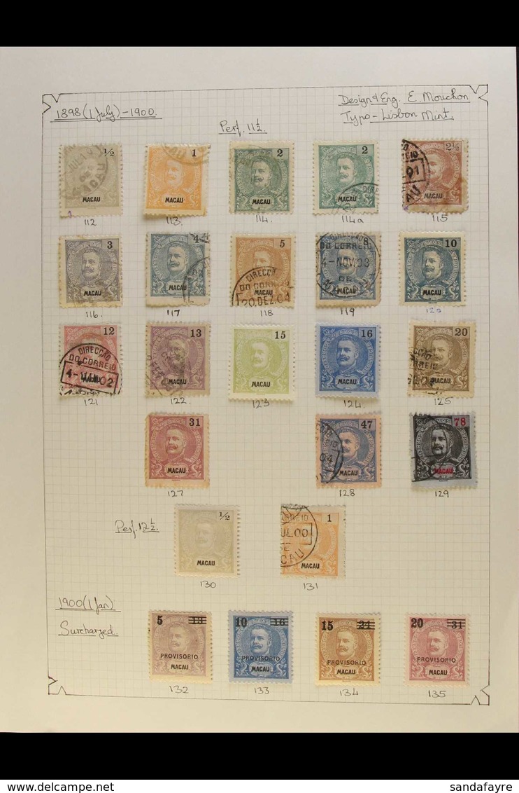 1898-1902 ALL DIFFERENT COLLECTION  On Leaves, Mint/unused And Used. With 1898-1900 Set Less 24a, Mainly Used But Includ - Sonstige & Ohne Zuordnung