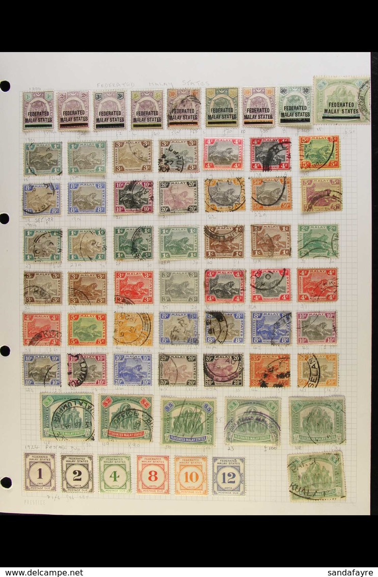 1900-52 FMS/BMA & POSTAL UNION  EXTENSIVE MINT & USED COLLECTION With Many "Better" Values Presented Haphazardly On Albu - Sonstige & Ohne Zuordnung