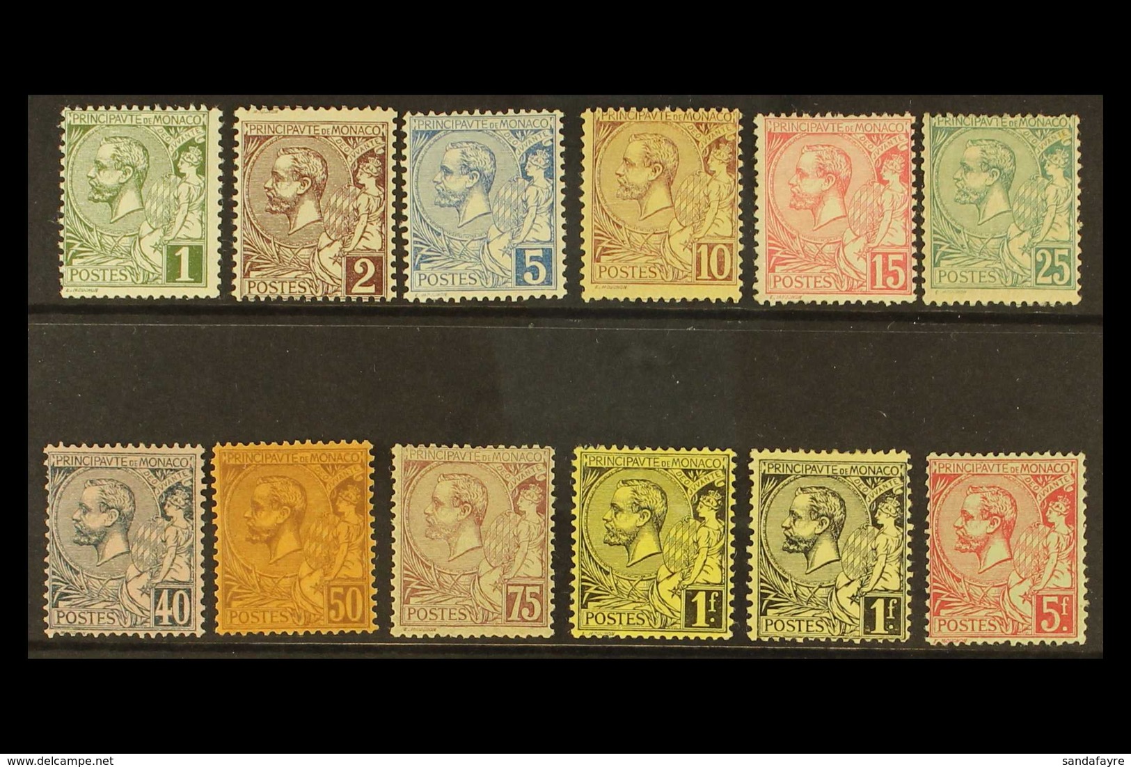 1891-4  Prince Albert Defins Set Plus 1f Shade, Yvert 11/21, 20a, Good To Fine Mint (12 Stamps). For More Images, Please - Sonstige & Ohne Zuordnung