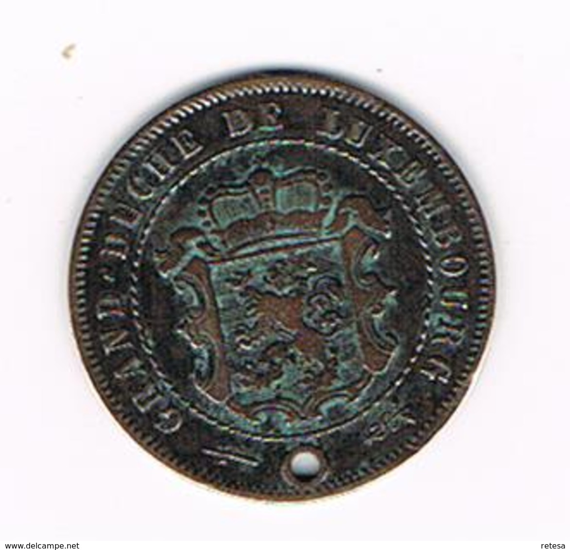 &  LUXEMBOURG 2-1/2 CENTIMES 1870 - Luxembourg