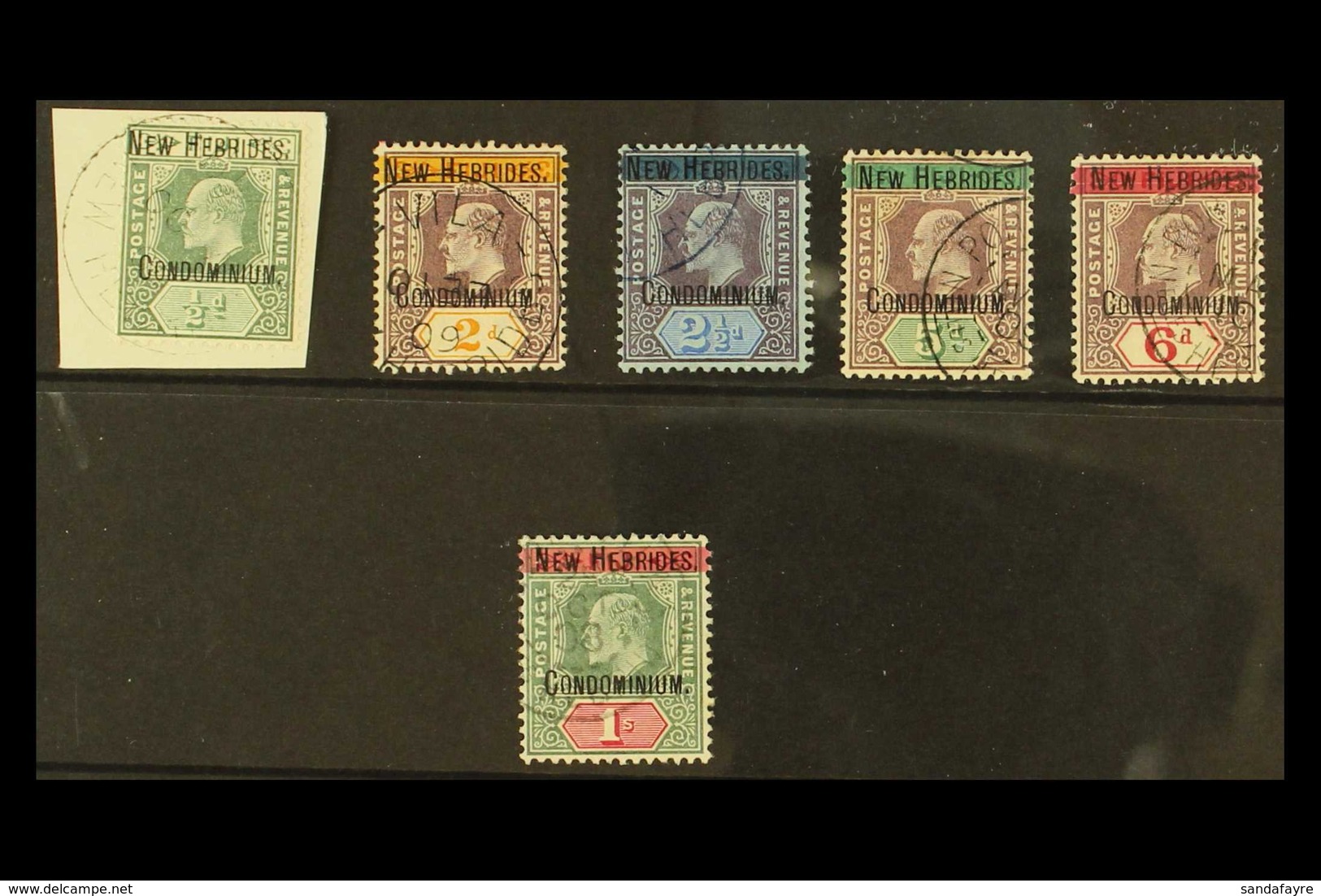 ENGLISH  1908 Ed VII Set To 1s, Wmk Crown CA, SG 4/9, Very Fine Used. (6 Stamps) For More Images, Please Visit Http://ww - Sonstige & Ohne Zuordnung