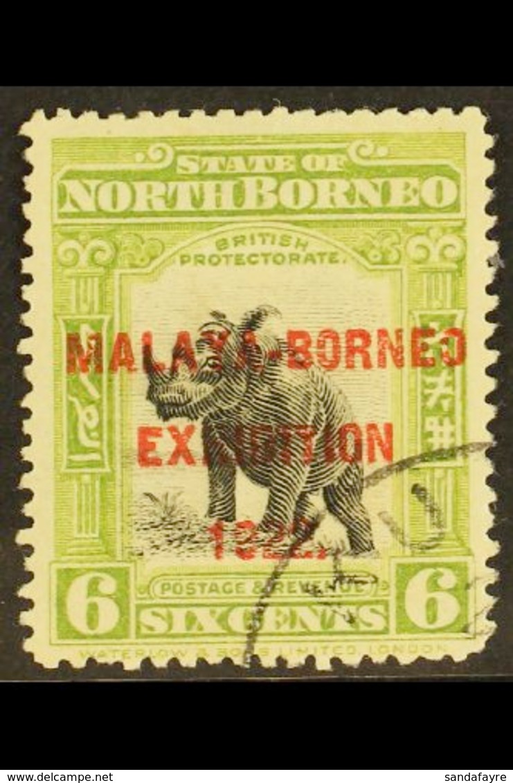 1922  6c Apple- Green Exhibition, SG 260, Very Fine Used. For More Images, Please Visit Http://www.sandafayre.com/itemde - Nordborneo (...-1963)