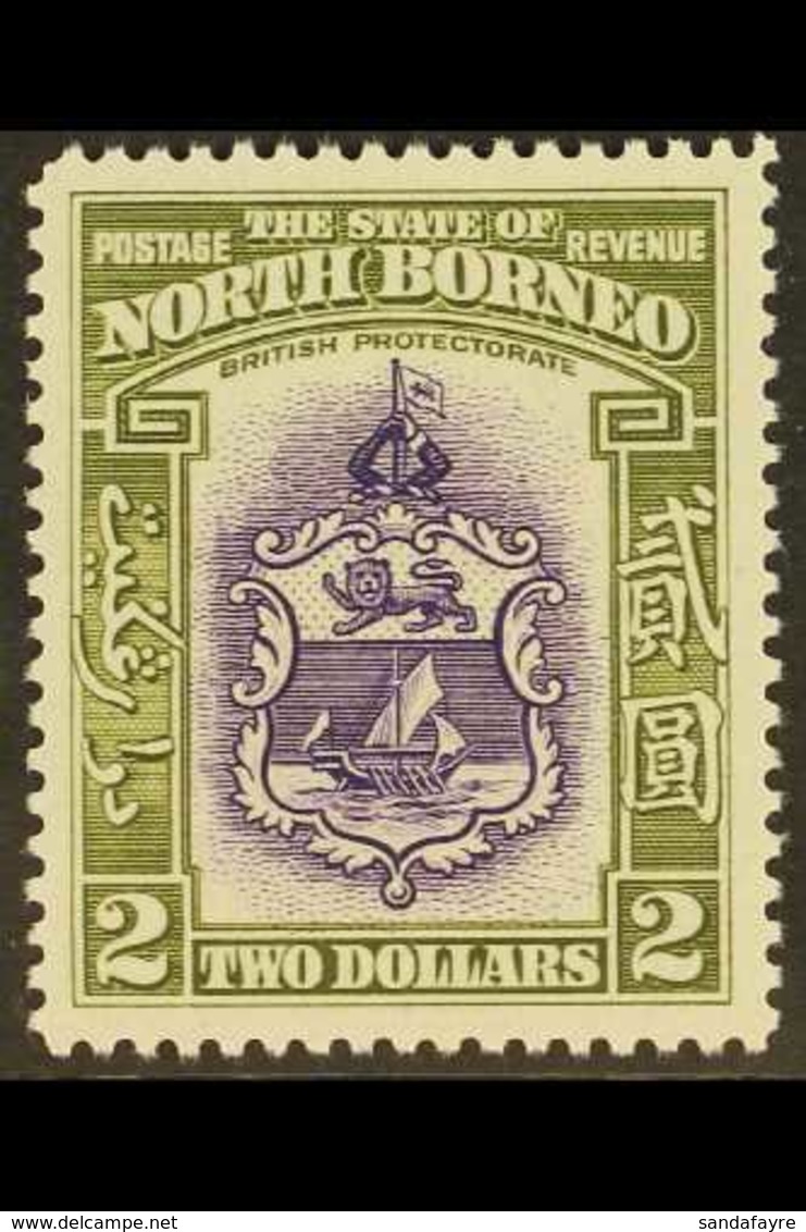 1939  $2 Violet & Olive Green, SG 316, Never Hinged Mint For More Images, Please Visit Http://www.sandafayre.com/itemdet - Nordborneo (...-1963)