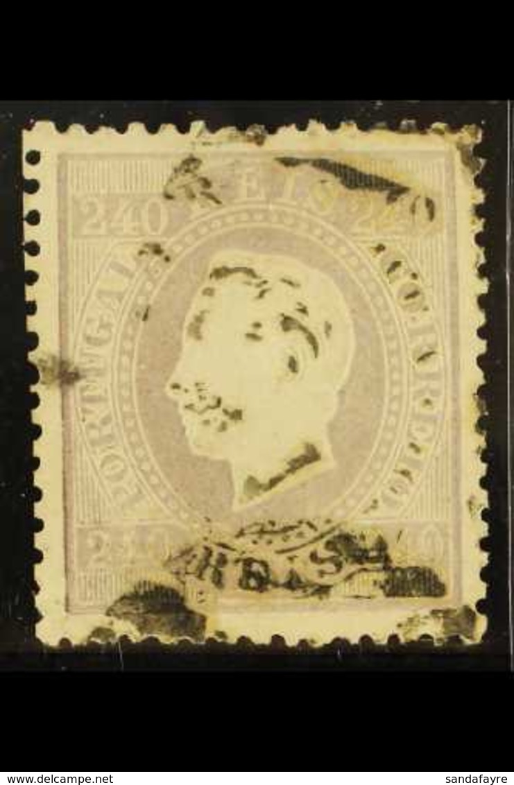 1870  240r lilac, Straight Label, perf.12½, Mi 44xB, Fine Used. For More Images, Please Visit Http://www.sandafayre.com/ - Sonstige & Ohne Zuordnung