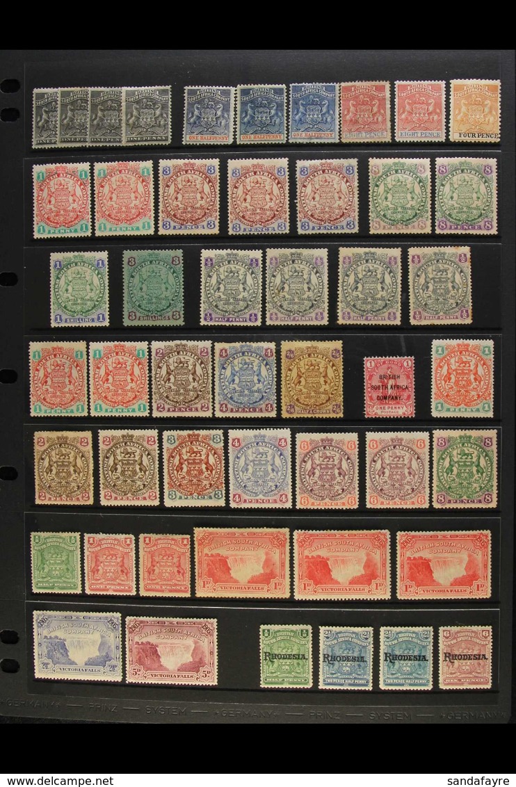 1892-1917 MINT ACCUMULATION CAT £1500+  Presented On A Pair Of Stock Pages. Includes 1892-95 Arms Ranges To 8d, 1896-97  - Sonstige & Ohne Zuordnung