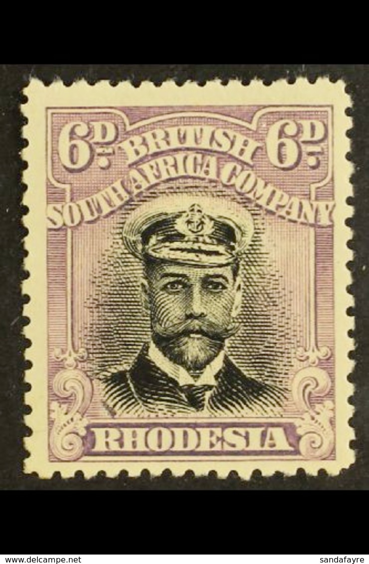 1913-19  6d Black & Mauve, Die I, Perf.14, SG 213, Fine Mint. For More Images, Please Visit Http://www.sandafayre.com/it - Sonstige & Ohne Zuordnung