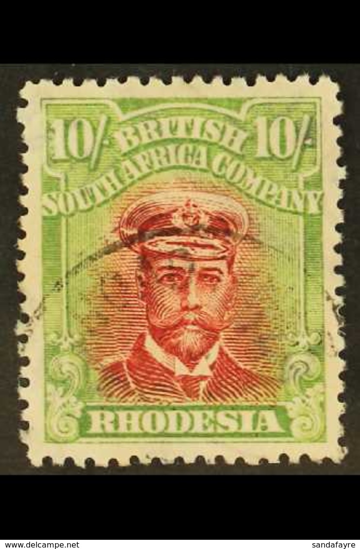1922-24  10s Crimson & Bright Yellow-green Admiral Die III Perf 14, SG 309, Fine Used, Nicely Centred, Fresh. For More I - Sonstige & Ohne Zuordnung